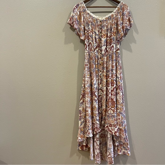 easel Dresses Nwt Easel Floral Hi Low Midi Maxi Dress Cottagecore